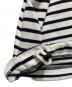 中古・古着 is-ness (イズネス) BALLOON BORDER LONG SLEEVE T-SHIRT ホワイト×ブラック サイズ:L：12000円