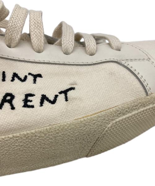 Saint Laurent Paris（サンローランパリ）Saint Laurent Paris (サンローランパリ) ダメージ加工スニーカー ベージュ サイズ:42 1/2の古着・服飾アイテム