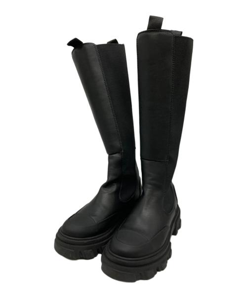 GANNI（ガニー）Ganni (ガニー) HIGH CHELSEA BOOT ブラック サイズ:37の古着・服飾アイテム