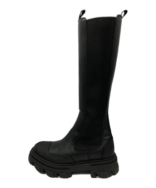 GANNI（ガニー）Ganni (ガニー) HIGH CHELSEA BOOT ブラック サイズ:37の古着・服飾アイテム
