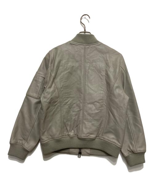 AVIREX（アヴィレックス）AVIREX (アヴィレックス) SHEEPLEATHER MA-1 グレー サイズ:Sの古着・服飾アイテム