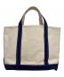 L.L.Bean (エルエルビーン) BOAT&TOTE ネイビー×アイボリー：8000円