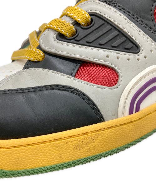 GUCCI（グッチ）GUCCI (グッチ) バスケットハイカットスニーカー マルチカラー サイズ:6の古着・服飾アイテム