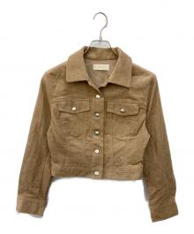 ANDMARY（アンドマリー）の古着「Elsa corduroy jacket エルサ コーデュロイ ジャケット」｜ブラウン