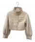 ANDMARY (アンドマリー) Zoey stand neck jacket　ゾーイ スタンド ネック ジャケット ベージュ サイズ:F：10000円