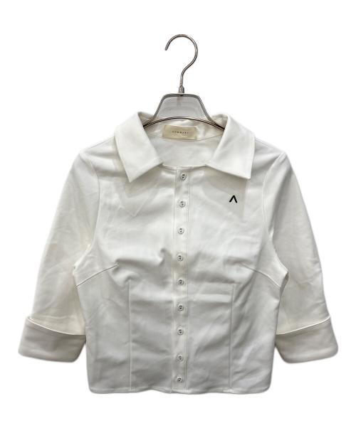 ANDMARY（アンドマリー）ANDMARY (アンドマリー) Evie check blouse mini dress ホワイト サイズ:Fの古着・服飾アイテム