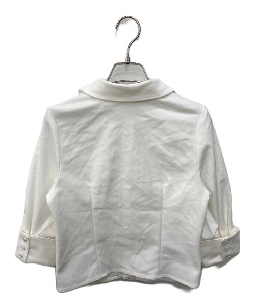 ANDMARY（アンドマリー）ANDMARY (アンドマリー) Evie check blouse mini dress ホワイト サイズ:Fの古着・服飾アイテム