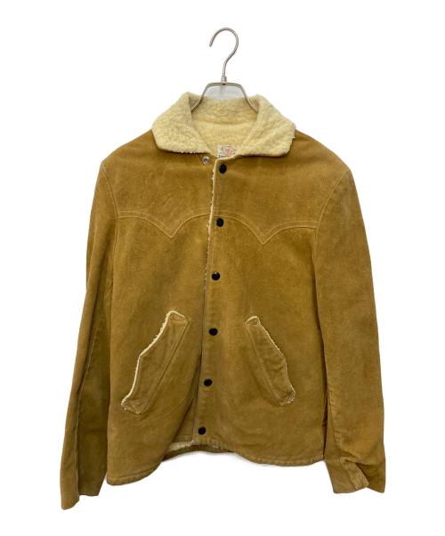 the rodeo shop（the rodeo shop）the rodeo shop (the rodeo shop) スウェードランチジャケット ベージュ サイズ:表記無の古着・服飾アイテム