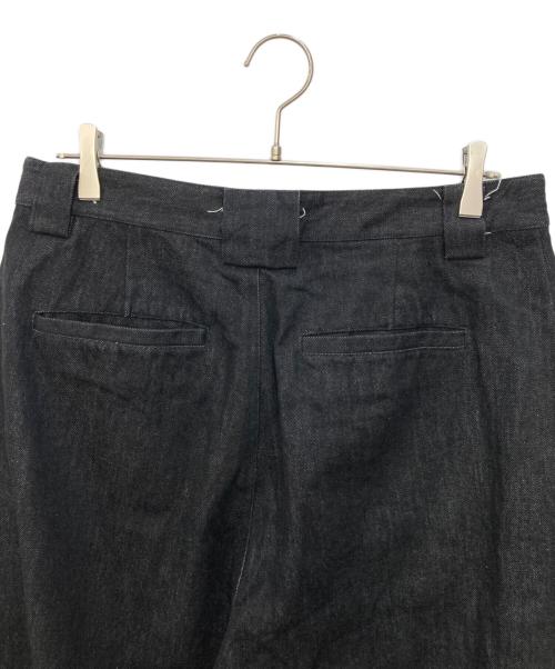 JCAESAR（ジェイシーザー）JCAESAR (ジェイシーザー) wide denim pants　ワイド デニム パンツ ブラック サイズ:Ｌの古着・服飾アイテム