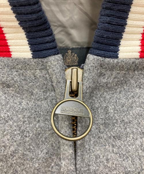 Barbour（バブアー）Barbour (バブアー) メルトンボンバージャケット グレー サイズ:XLの古着・服飾アイテム