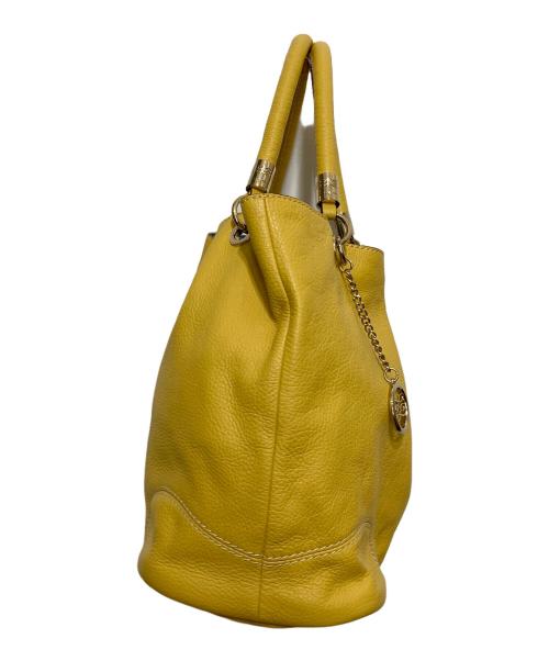 LANCEL（ランセル）LANCEL (ランセル) フレンチフレアトートバッグ イエローの古着・服飾アイテム