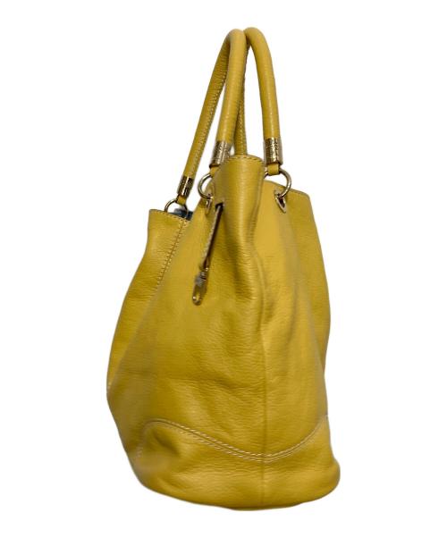 LANCEL（ランセル）LANCEL (ランセル) フレンチフレアトートバッグ イエローの古着・服飾アイテム