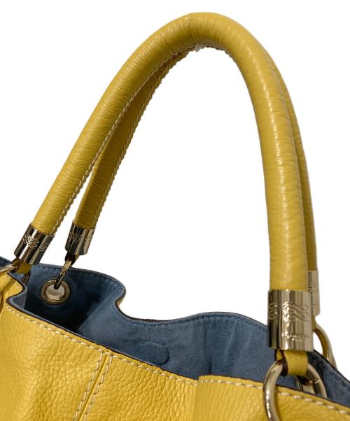 LANCEL（ランセル）LANCEL (ランセル) フレンチフレアトートバッグ イエローの古着・服飾アイテム