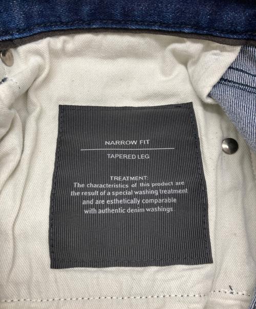 ERMENEGILDO ZEGNA（エルメネジルド・ゼニア）Ermenegildo Zegna (エルメネジルド・ゼニア) NARROW FIT デニムパンツ インディゴ サイズ:34の古着・服飾アイテム