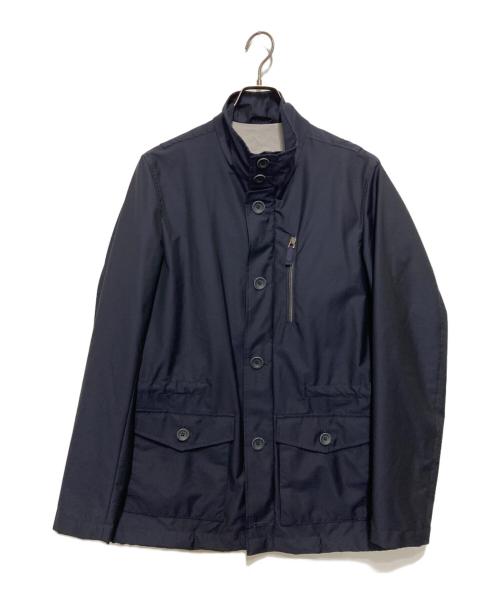 HERNO（ヘルノ）HERNO (ヘルノ) 撥水 ライトフレイム スタンドカラーブルゾン ネイビー サイズ:46の古着・服飾アイテム