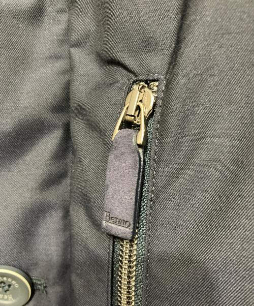 HERNO（ヘルノ）HERNO (ヘルノ) 撥水 ライトフレイム スタンドカラーブルゾン ネイビー サイズ:46の古着・服飾アイテム