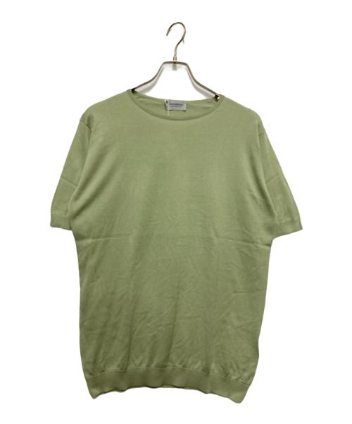 JOHN SMEDLEY（ジョンスメドレー）JOHN SMEDLEY (ジョンスメドレー) シーアイランドコットンBELDEN T-SHIRT グリーン サイズ:L 未使用品の古着・服飾アイテム