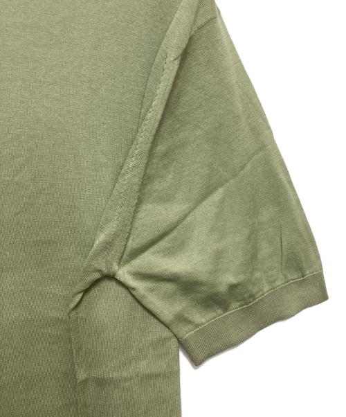 JOHN SMEDLEY（ジョンスメドレー）JOHN SMEDLEY (ジョンスメドレー) シーアイランドコットンBELDEN T-SHIRT グリーン サイズ:L 未使用品の古着・服飾アイテム