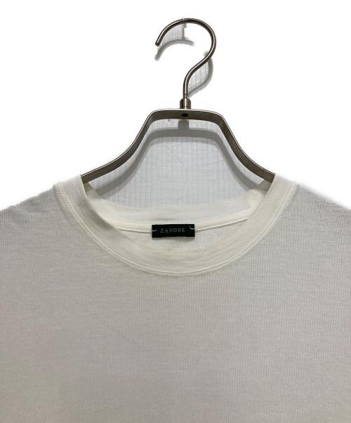Zanone（ザノーネ）Zanone (ザノーネ) アイスコットンTシャツ ホワイト サイズ:52の古着・服飾アイテム