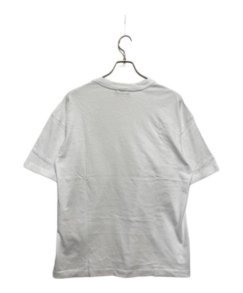 HERNO Laminar（ヘルノ ラミナー）HERNO Laminar (ヘルノ ラミナー) コンパクトジャージ ポケット ショートスリーブ Tシャツ ホワイト サイズ:50の古着・服飾アイテム