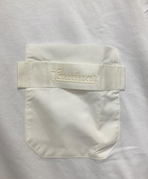 HERNO Laminar（ヘルノ ラミナー）HERNO Laminar (ヘルノ ラミナー) コンパクトジャージ ポケット ショートスリーブ Tシャツ ホワイト サイズ:50の古着・服飾アイテム
