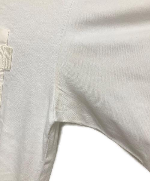 HERNO Laminar（ヘルノ ラミナー）HERNO Laminar (ヘルノ ラミナー) コンパクトジャージ ポケット ショートスリーブ Tシャツ ホワイト サイズ:50の古着・服飾アイテム