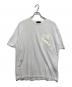 HERNO Laminar（ヘルノ ラミナー）の古着「コンパクトジャージ ポケット ショートスリーブ Tシャツ」｜ホワイト