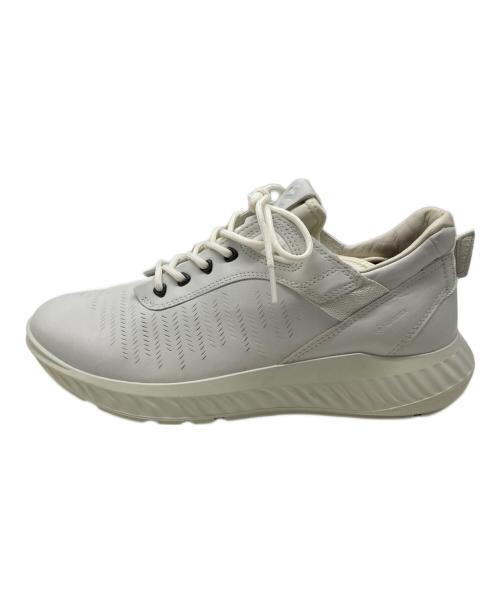 ECCO（エコー）ECCO (エコー) ST.1 LITE M ホワイト サイズ:26.5の古着・服飾アイテム