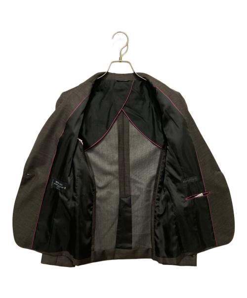 Hilton（ヒルトン）Hilton (ヒルトン) REDA ファブリックセットアップスーツ ブラウン サイズ:7の古着・服飾アイテム