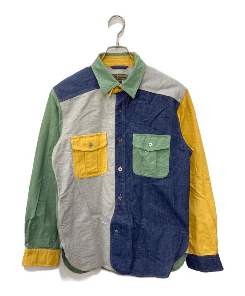 NIGEL CABOURN（ナイジェルケーボン）NIGEL CABOURN (ナイジェルケーボン) マルチカラーチンストラップネルシャツ マルチカラー サイズ:48の古着・服飾アイテム