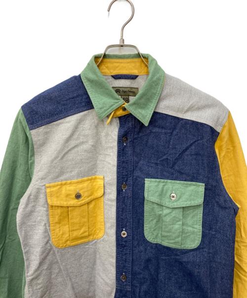 NIGEL CABOURN（ナイジェルケーボン）NIGEL CABOURN (ナイジェルケーボン) マルチカラーチンストラップネルシャツ マルチカラー サイズ:48の古着・服飾アイテム