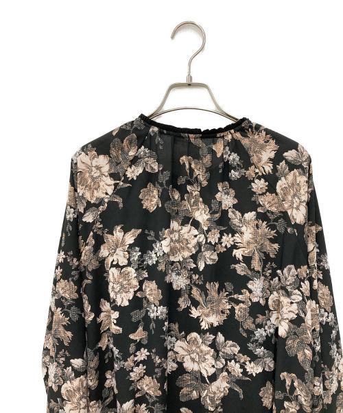 DRESSTERIOR（ドレステリア）DRESSTERIOR (ドレステリア) ヴィンテージフラワープリントワンピース ブラック サイズ:36の古着・服飾アイテム