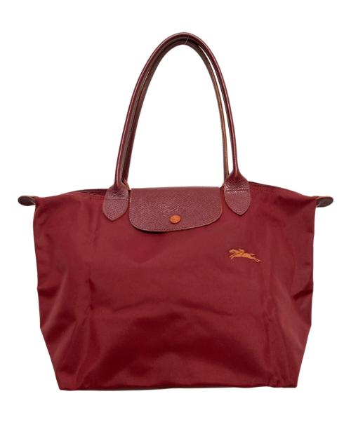 LONGCHAMP（ロンシャン）LONGCHAMP (ロンシャン) ハンドバッグ/プリアージュ レッドの古着・服飾アイテム