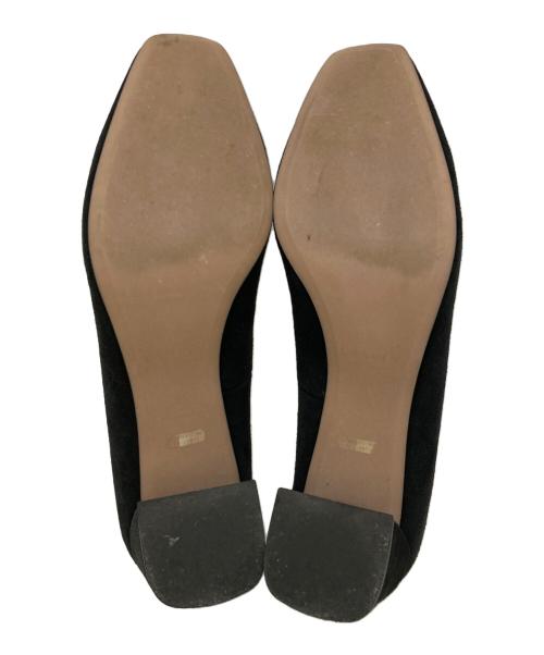 LANVIN COLLECTION（ランバンコレクション）LANVIN COLLECTION (ランバンコレクション) ラウンドスクェアトゥパンプス ブラック サイズ:25㎝の古着・服飾アイテム