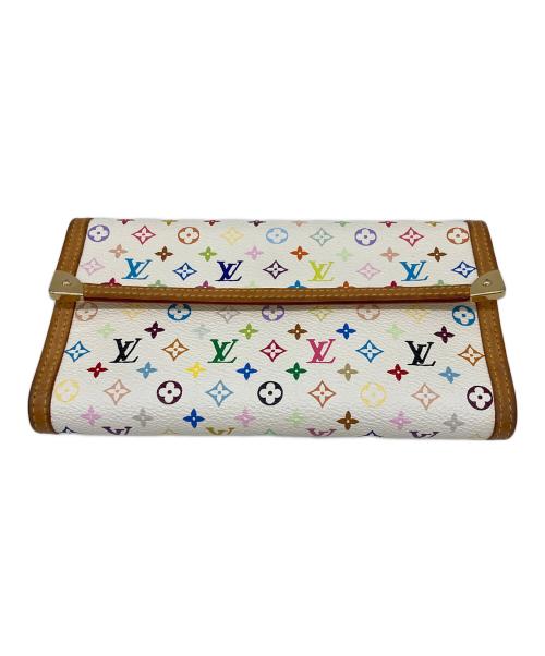 LOUIS VUITTON（ルイ ヴィトン）LOUIS VUITTON (ルイ ヴィトン) ポルトトレゾール･インターナショナル ブロン ホワイトの古着・服飾アイテム