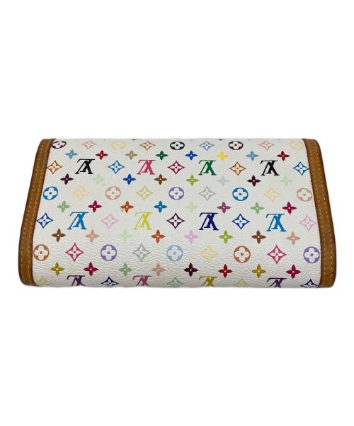 LOUIS VUITTON（ルイ ヴィトン）LOUIS VUITTON (ルイ ヴィトン) ポルトトレゾール･インターナショナル ブロン ホワイトの古着・服飾アイテム
