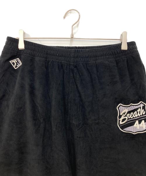 BREATH（ブレス）BREATH (ブレス) VELOUR TRACK PANTS ブラック サイズ:Lの古着・服飾アイテム