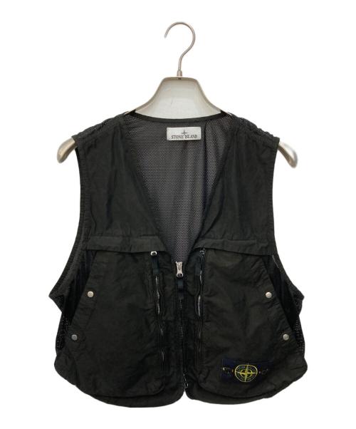 STONE ISLAND（ストーンアイランド）STONE ISLAND (ストーンアイランド) David Light-TC POLY NET ブラック サイズ:Ｓの古着・服飾アイテム