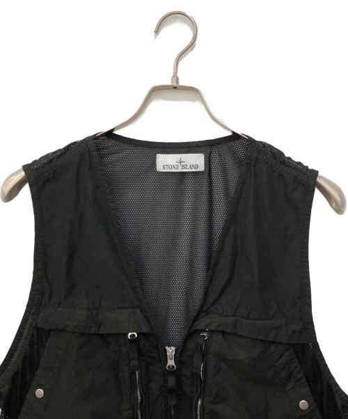 STONE ISLAND（ストーンアイランド）STONE ISLAND (ストーンアイランド) David Light-TC POLY NET ブラック サイズ:Ｓの古着・服飾アイテム