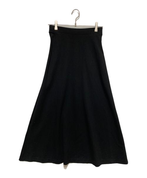 EVERYDAY I LIKE.（エヴリデイ アイ ライク）EVERYDAY I LIKE. (エヴリデイ アイ ライク) New Jersey Flare スカート ブラック サイズ:36の古着・服飾アイテム
