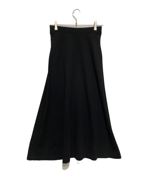 EVERYDAY I LIKE.（エヴリデイ アイ ライク）EVERYDAY I LIKE. (エヴリデイ アイ ライク) New Jersey Flare スカート ブラック サイズ:36の古着・服飾アイテム