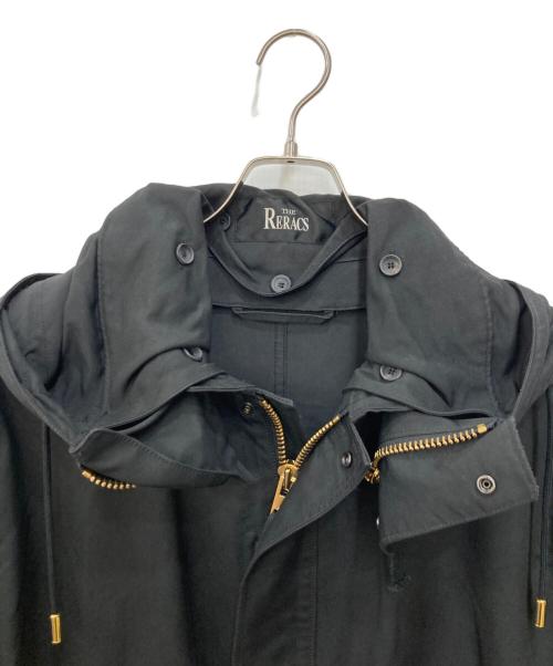 THE RERACS（ザ リラクス）THE RERACS (ザ リラクス) LOOSE SHORT MODS COAT ブラック サイズ:36の古着・服飾アイテム