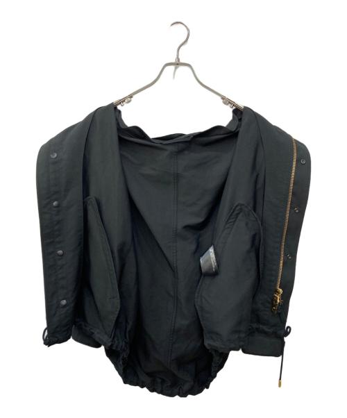 THE RERACS（ザ リラクス）THE RERACS (ザ リラクス) LOOSE SHORT MODS COAT ブラック サイズ:36の古着・服飾アイテム
