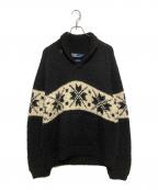 POLO RALPH LAURENポロ・ラルフローレン）の古着「ショールカラーウールニット」｜ブラック
