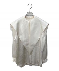 中古・古着通販】sheller (シェリエ) パフスリーブリボンブラウス