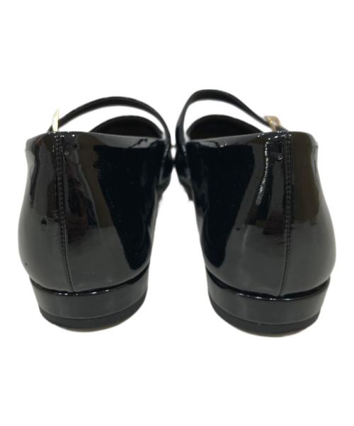 MACKINTOSH PHILOSOPHY（マッキントッシュ フィロソフィー）MACKINTOSH PHILOSOPHY (マッキントッシュ フィロソフィー) オールウェザー対応メリージェーンパンプス ブラック サイズ:24　1/2の古着・服飾アイテム