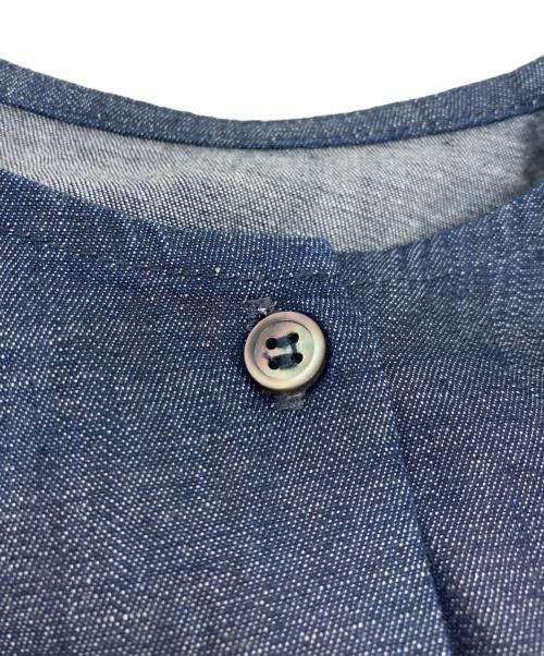 ALORS（アロー）aLORS (アロー) Estelle Jean Blouse インディゴ サイズ:M-Lの古着・服飾アイテム