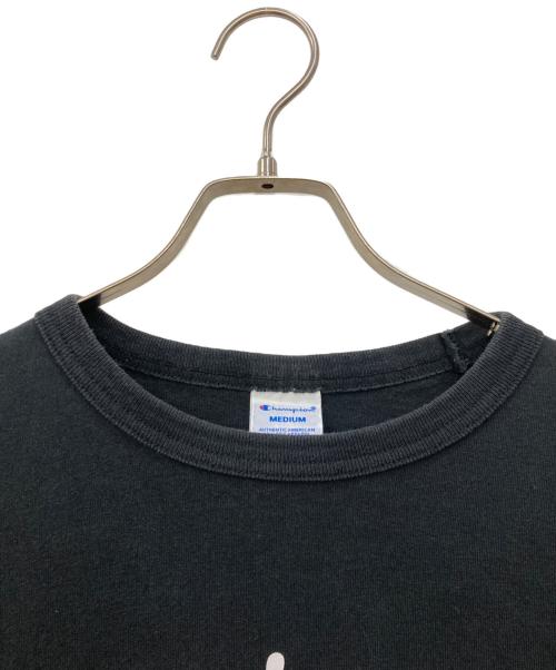 stussy（ステューシー）stussy (ステューシー) Champion (チャンピオン) Cities Girl Tee ブラック サイズ:MEDIUMの古着・服飾アイテム