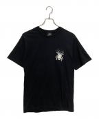 stussyステューシー）の古着「8 BALL SPIDER Tシャツ」｜ブラック