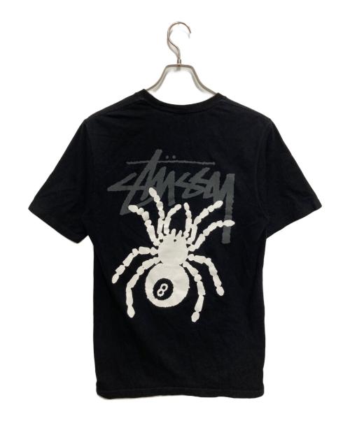 stussy（ステューシー）stussy (ステューシー) 8 BALL SPIDER Tシャツ ブラック サイズ:Sの古着・服飾アイテム